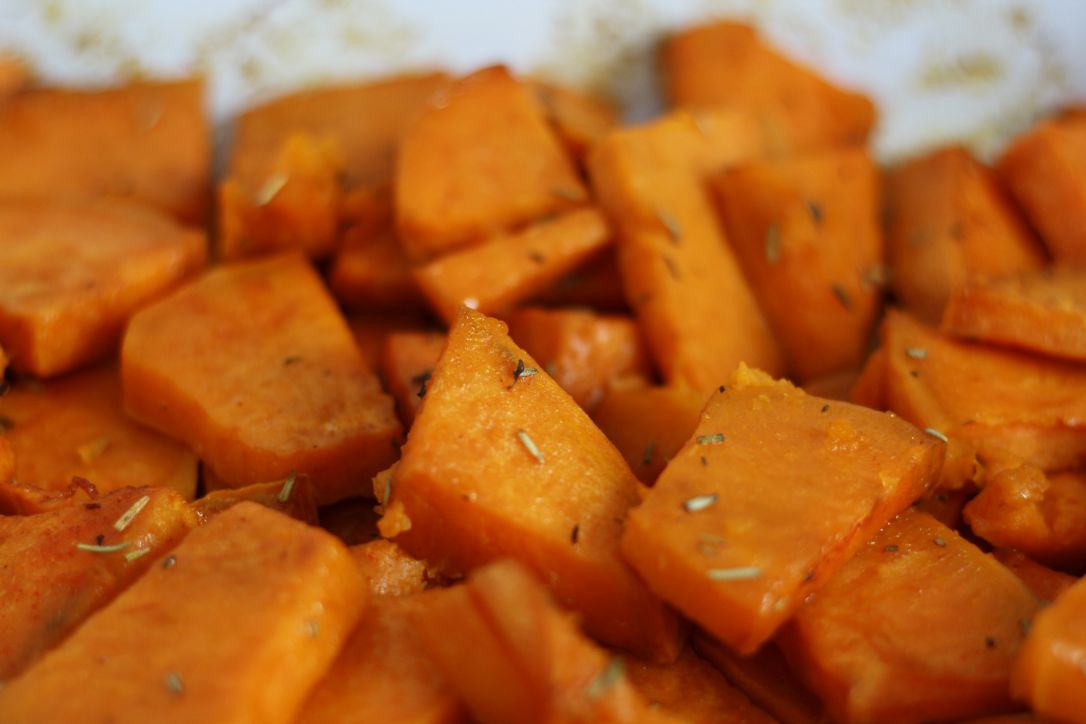 Zoete aardappelen uit de oven