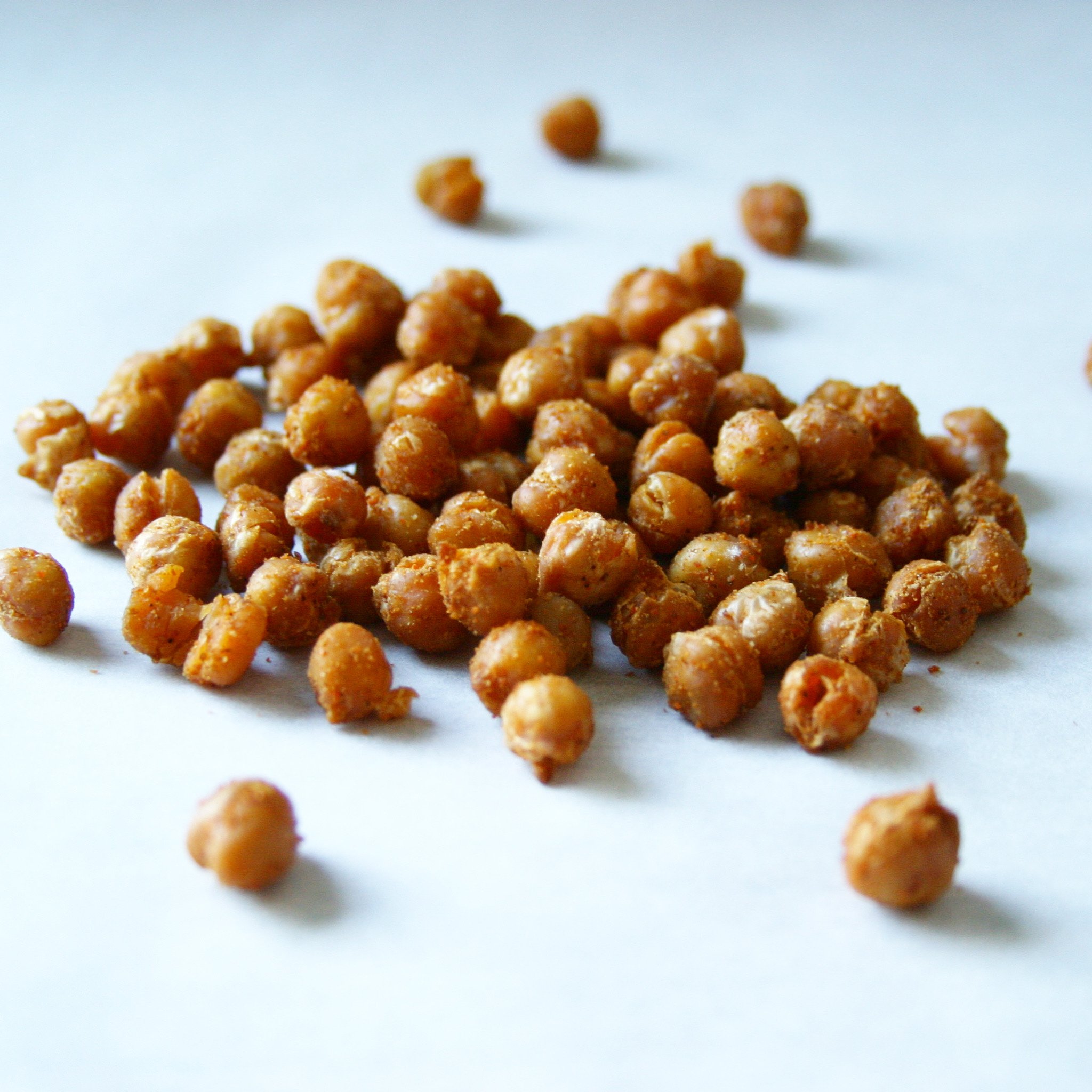 Geroosterde (spicy) kikkererwten